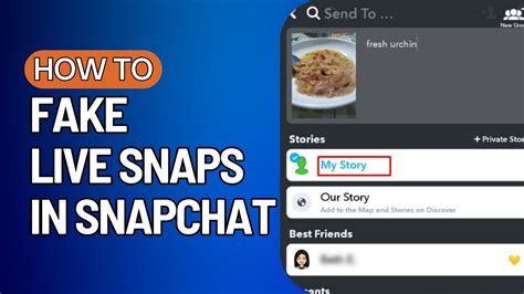 how to fake live snaps|how to send live snaps.